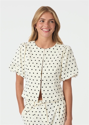 Anela dot bluse Off White Neo Noir